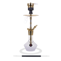 Ναργιλές AMY Deluxe Fusion Shine S SS33.02 Gold-Clear 54cm